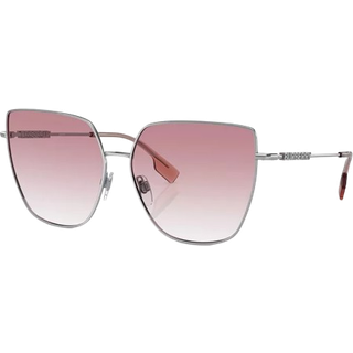 Burberry BE3143 ALEXIS 10058D 61 Solbriller Kvinder Silver - Silver - 61mm