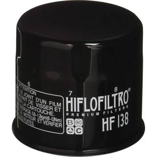 Hiflo Filtro HF138 Sort premium oliefilter