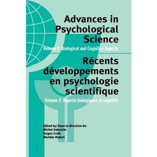 Advances in Psychological Science, Volume 2