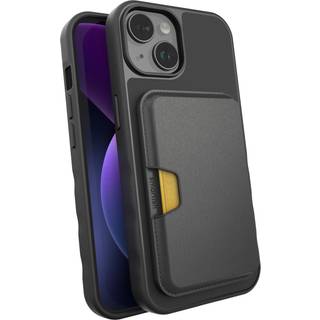 Smartlig iPhone 15 Slim Case med tegnebog til MagSafe iPhones - Gripmunk - MagSafe kompatibelt tyndt greb omtagelsesbart magnetisk kreditkortinde