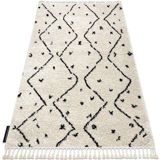 Tæppe BERBER TETUAN B751 zigzag fløde kvaster berberi Marokkansk shaggy 240x330 cm