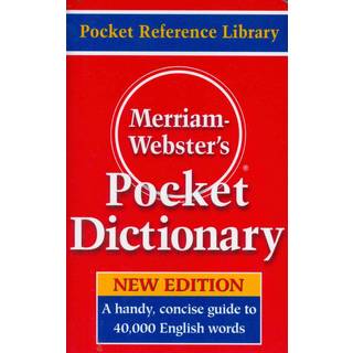 Merriam-Webster's Pocket Dictionary nyeste udgave (Flexi Paperback) (Pocket Reference Library)
