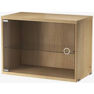 String Skab Med Glasdør 30x58 Cm - Væghylder & Vægskabe efinér Eg - VS5830-05-1