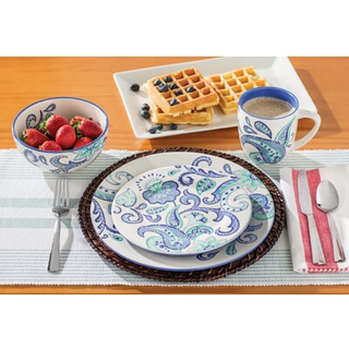 Oneida Chef's Table 24 Piece Everyday Bestward Dining Set 3,70 lb Metallic