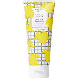 Beekman 1802 Sunshine Lemon Hand Cream - Duftende - 2 fl oz - nærer hydrater og reparationer - med gedemælksheasmør & glycerin - ikke -fedtet - i