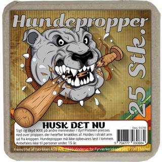 Hundepropper i god kvalitet - 25 skud i ...