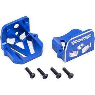 Traxxas - TRX7760B - Motor Mounts Front & Rear Set Alu Blue X-Maxx, XRT
