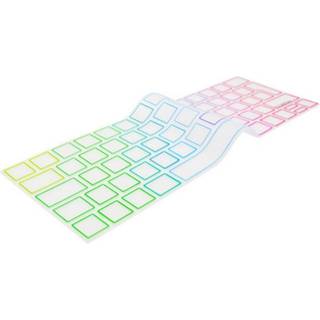 Philbert MacBook Air (A1932) Keyboard Cover m. Dansk Tastatur - Transparent / Rainbow