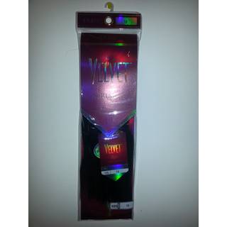 Velvet Remi Human Hair Weave - Yaki Weaving (10 tommer kort 1B - Off Black)