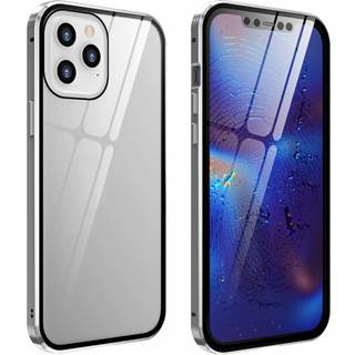 Mobiletui til iPhone 11 Pro Max, sølv/gennemsigtig