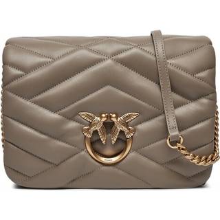 Pinko Love Click Puff Classic Crossover taske taupe