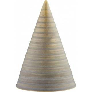 Glasurtop Mat gulbrun, H 15 cm
