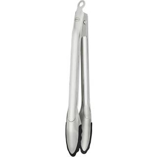 Rösle Gourmetzange 23 cm mit Silikonrand - Edelstahl - Silber