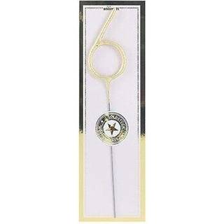 Wunderkerze Zahl classic gold 18cm