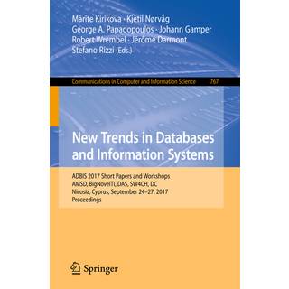 New Trends in Databases and Information Systems