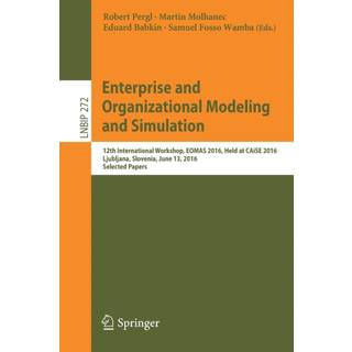 Enterprise and Organizational Modeling and Simulation