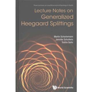 Lecture Notes On Generalized Heegaard Splittings