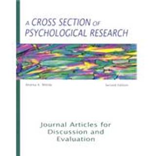 A Cross Section of Psychological Research