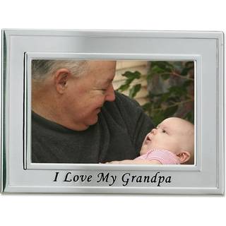 Lawrence rammer f?lelser samling b?rstet metal 4 af 6 Jeg elsker min bedstefar billedramme s?lv s?lv