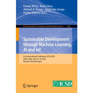 Sustainable Development through Machine Learning, AI and IoT