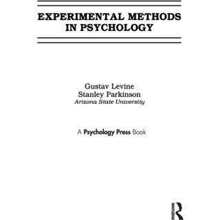 Experimental Methods in Psychology