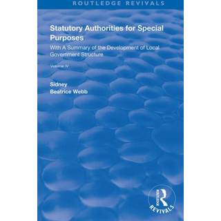 Statutory Authorities for Special Purposes