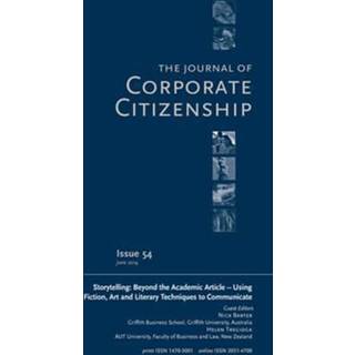 Storytelling: Beyond the Academic Article – Using Fiction, Art and Literary Techniques to Communicate