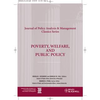 Poverty, Welfare, and Public Policy