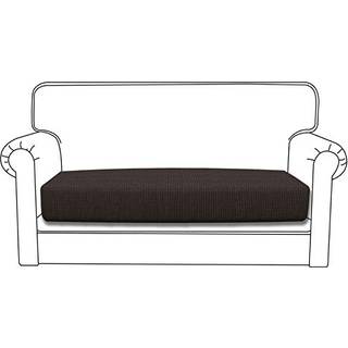 Easy-going stretch Loveseat pudebetr?k Sofapude M?belbeskytter Sofa S?de Sofa Slipbetr?k Sofabetr?k Bl?d fleksibilitet med elastisk bund (Lovesea
