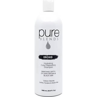 Pure Blends Orchid Hydrating Semi -Permanent Color Depositing Shampoo - Brighten & Tone Faded Hair Forebyggelse Fade Extend Color Service til beh