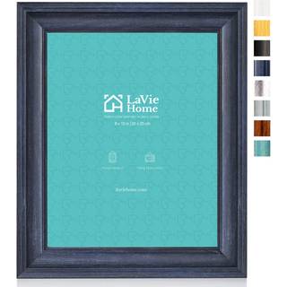 Lavie Home 8x10 Billedrammer (1 Pack Blue) Rustik fotoramme s?t med h?rdet glas til v?gmontering og bordplade
