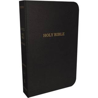KJV Holy Bible: Thinline with Cross References, Black Bonded Leather, Red Letter, Comfort Print (Thumb Indexed): King James Version