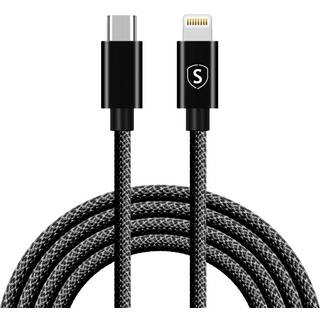 SiGN USB-C til Lightning-kabel 2.1A, 2m - Hvid