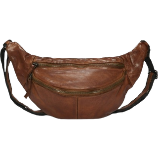 Pia Ries, skind bumbag crossbody, 064-cognac