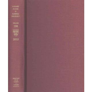 Harvard Studies in Classical Philology, Volume 108