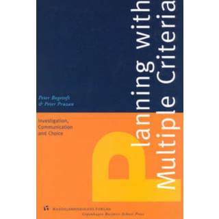 Planning with Multiple Criteria