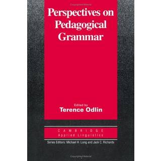 Perspectives on Pedagogical Grammar