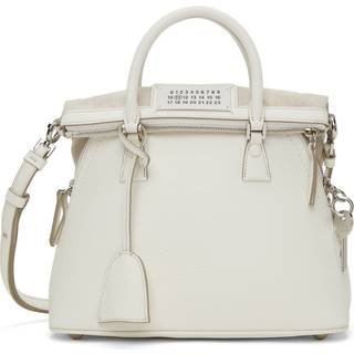 Maison Margiela 5AC Mini leather tote - white - One Size