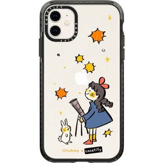 Casetify Impact Case for iPhone 11 - Starry Night af Liliuhms - Clear Black