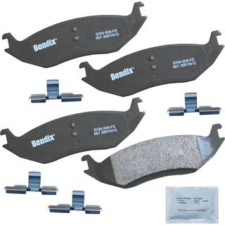 Bendix Priority1 CFM967 Semi-metalliske bagbremseklodser til Chrysler Aspen 2009-2007 Dodge Durango 2009-2003 RAM 1500 2010-2002 RAM 1500 VAN 200