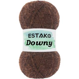 Estako Downy 40% Premium Acrylic og 60% polyamid blød DK - Let wortred #3 fuzzy garn til hækling og strikning 3,52 oz (100 gr) 267 yds (245 m) (8