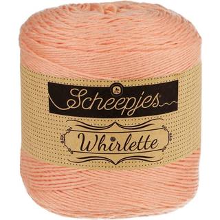 Scheepjes Whirlette 873 Skumfidus Indhold: 60% Bomuld og 40% Akryl Vægt/løbelængde: 100 gram/455 meter Anbefalet pind: 3.50-4.00 mm Strikkefasthed: 10x10 cm = 25m x 44p (p3.50mm) Maskinvask: 40°, tørres fladt.