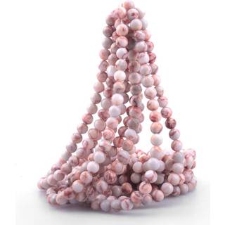 ICAI perler 8mm Natural Red Crazy Lace Agate Round Loose Stone Perles til smykker Making DIY Crafts Design 1 Strand 15 """" Appr.43-45pcs