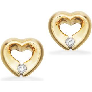 Scrouples Hjerte 8 Karat Guld Øreringe 123333