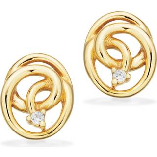 Scrouples Ørestikker i 8 Karat Guld 123493