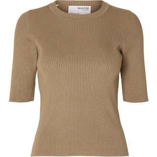 Mala Strikbluse, Greige, S