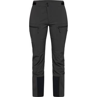 Haglöfs Women's ROC Sight Softshell Pant Softshellbukser Damer størrelse 42 farve grå/sort