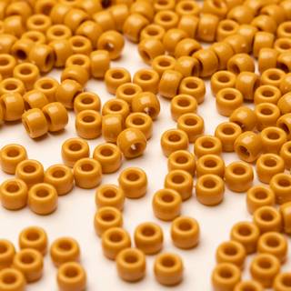 1000 pcs akryl lysegul pony perler 6x9mm bulk til kunsth?ndv?rk armb?nd halsk?de smykker, der g?r ?reringe h?r fletning (rock gul)