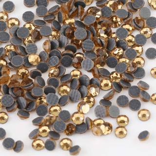 Beadsland Crystal Hotfix Rhinestone Machine Cut Stone 2880pcs/PKG (LT Colorado Topaz SS6/2MM)