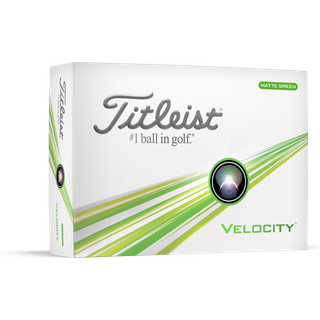 Titleist Velocity Golfbolde Matte Green